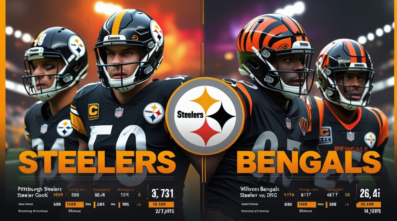 Highlighting Pittsburgh Steelers vs Bengals Match Player Stats