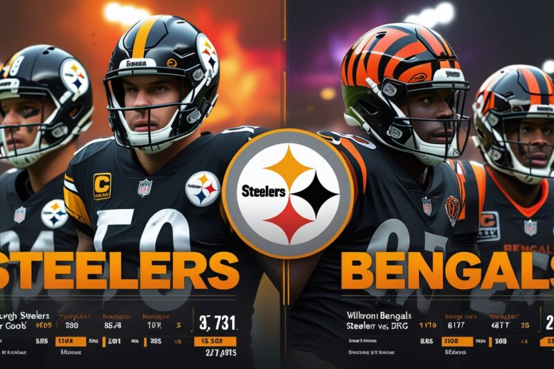 Highlighting Pittsburgh Steelers vs Bengals Match Player Stats