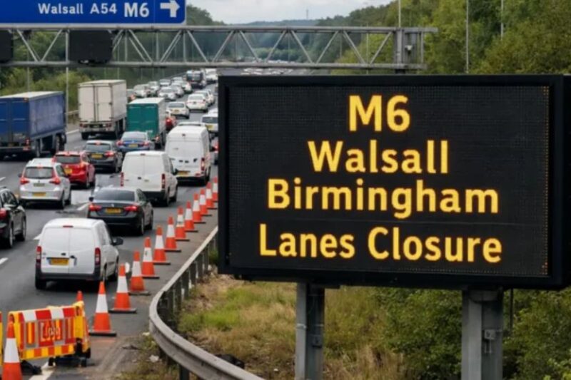 M6 Walsall Birmingham Lanes Closure: What Drivers Need to Know