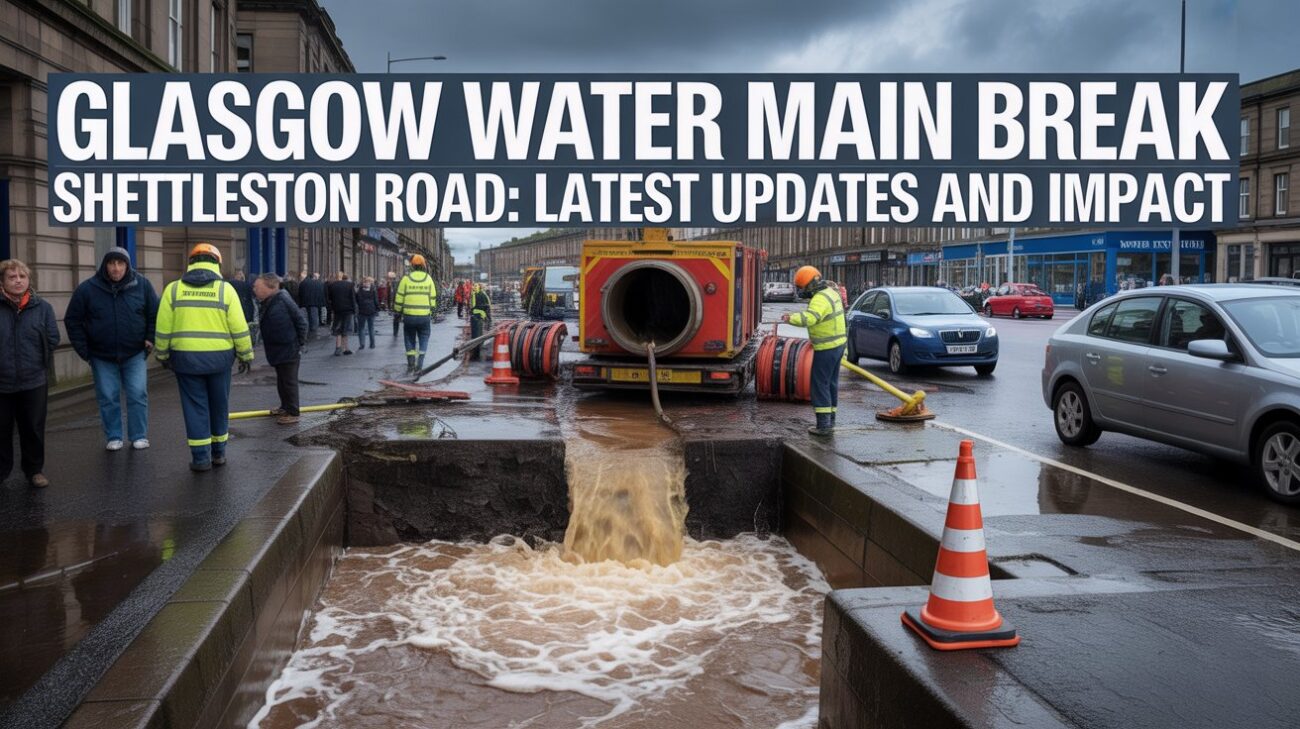 Glasgow Water Main Break Shettleston Road: Latest Updates and Impact