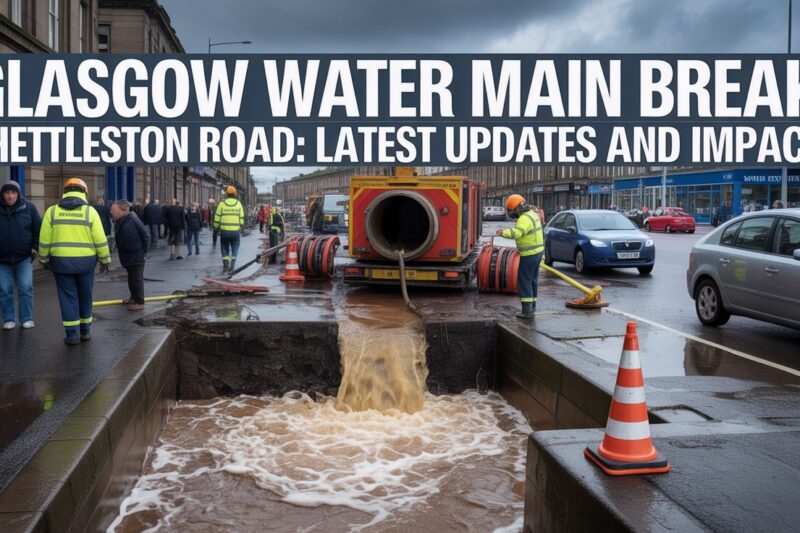 Glasgow Water Main Break Shettleston Road: Latest Updates and Impact