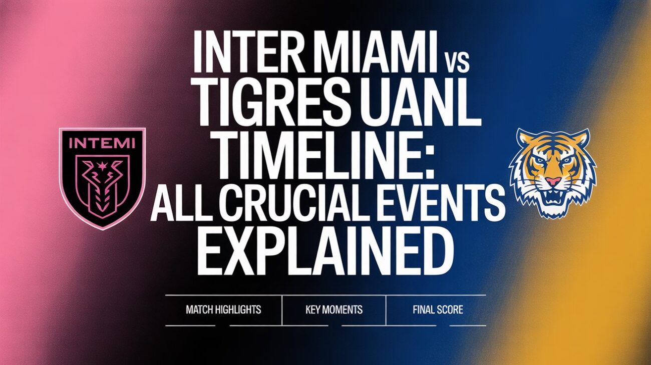 Inter Miami vs Tigres UANL Timeline: All Crucial Events Explained
