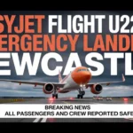 Easyjet flight u2238 emergency landing newcastle
