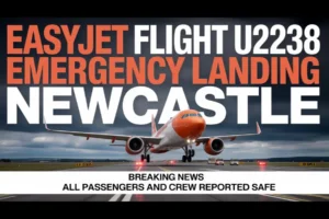 Easyjet flight u2238 emergency landing newcastle