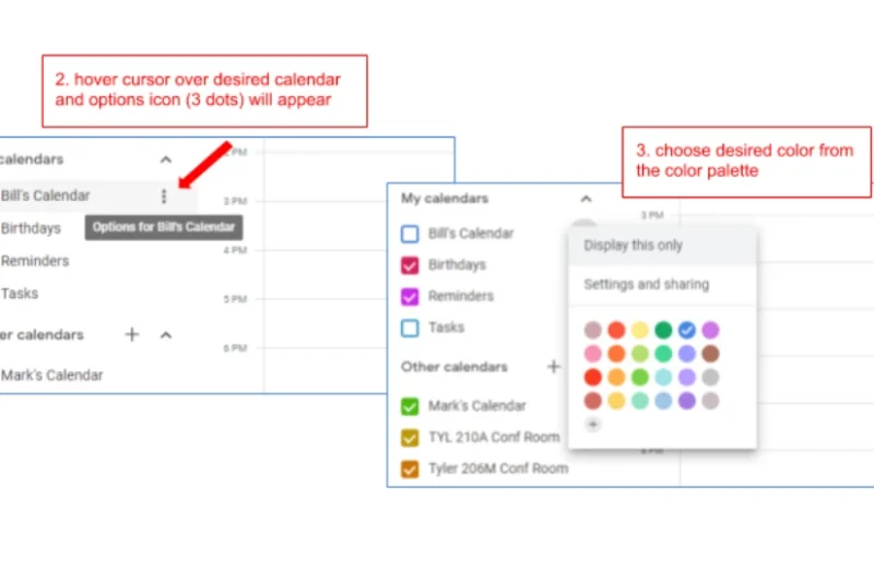 How To Change Colors On Google Calendar
