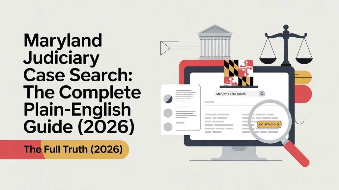 Maryland Judiciary Case: The Complete Plain-English Guide (2026)