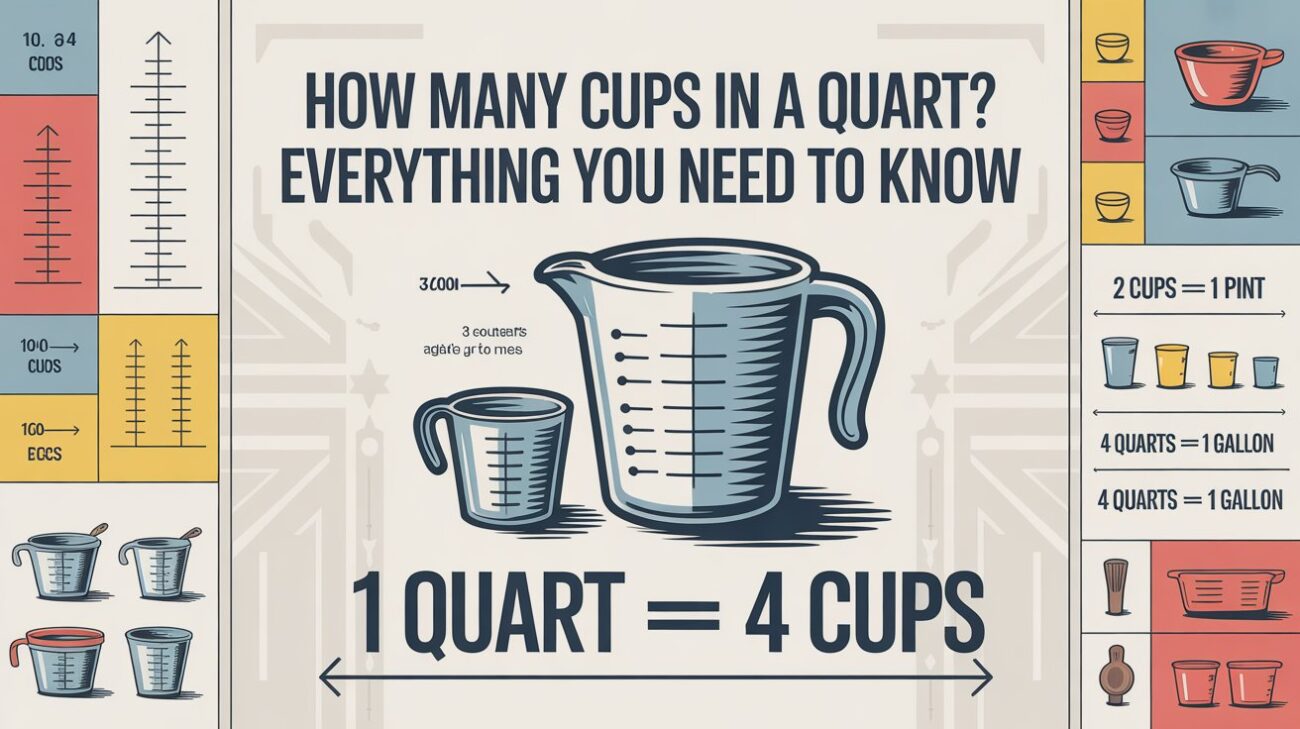 How Many Cups in a Quart? Everything You Need to Know
