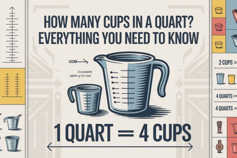 How Many Cups in a Quart? Everything You Need to Know