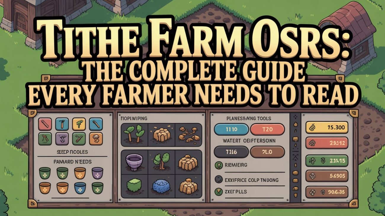 Tithe Farm OSRS: The Complete Guide Every Farmer Needs to Read