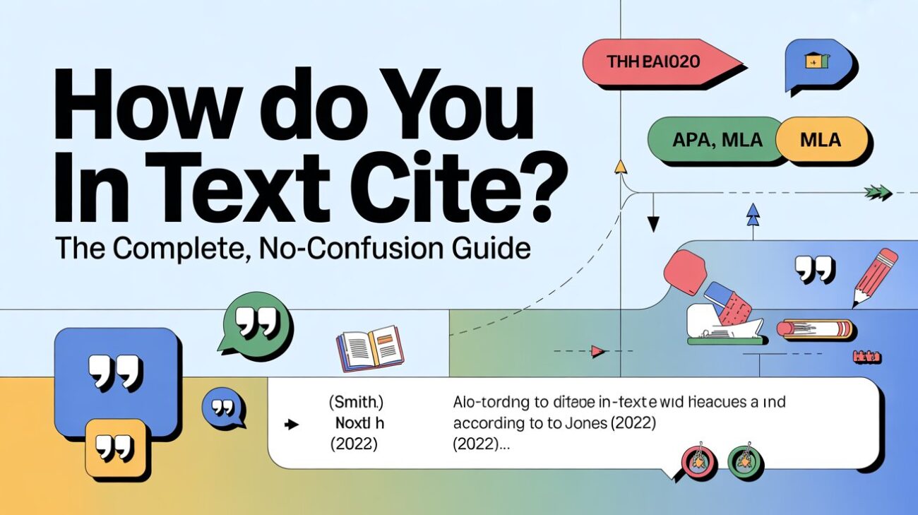 How Do You In Text Cite? The Complete, No-Confusion Guide