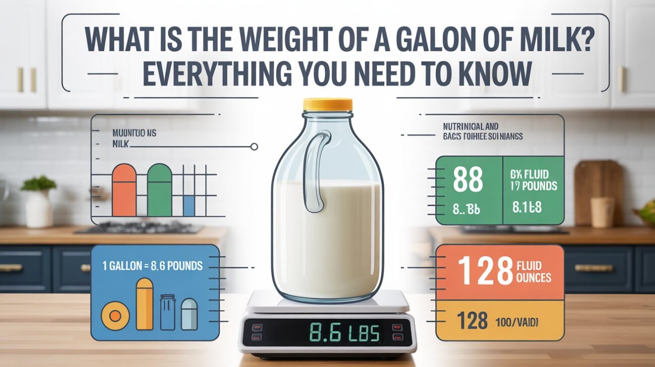 What is the Weight of a Gallon of Milk? Everything You Need to Know