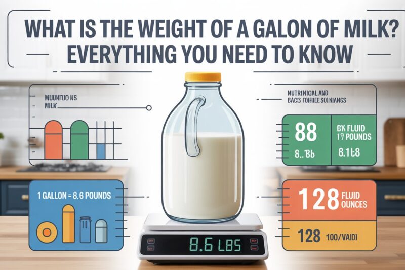 What is the Weight of a Gallon of Milk? Everything You Need to Know