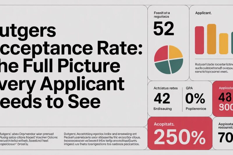 Rutgers Acceptance Rate: The Full Picture Every Applicant Needs to See