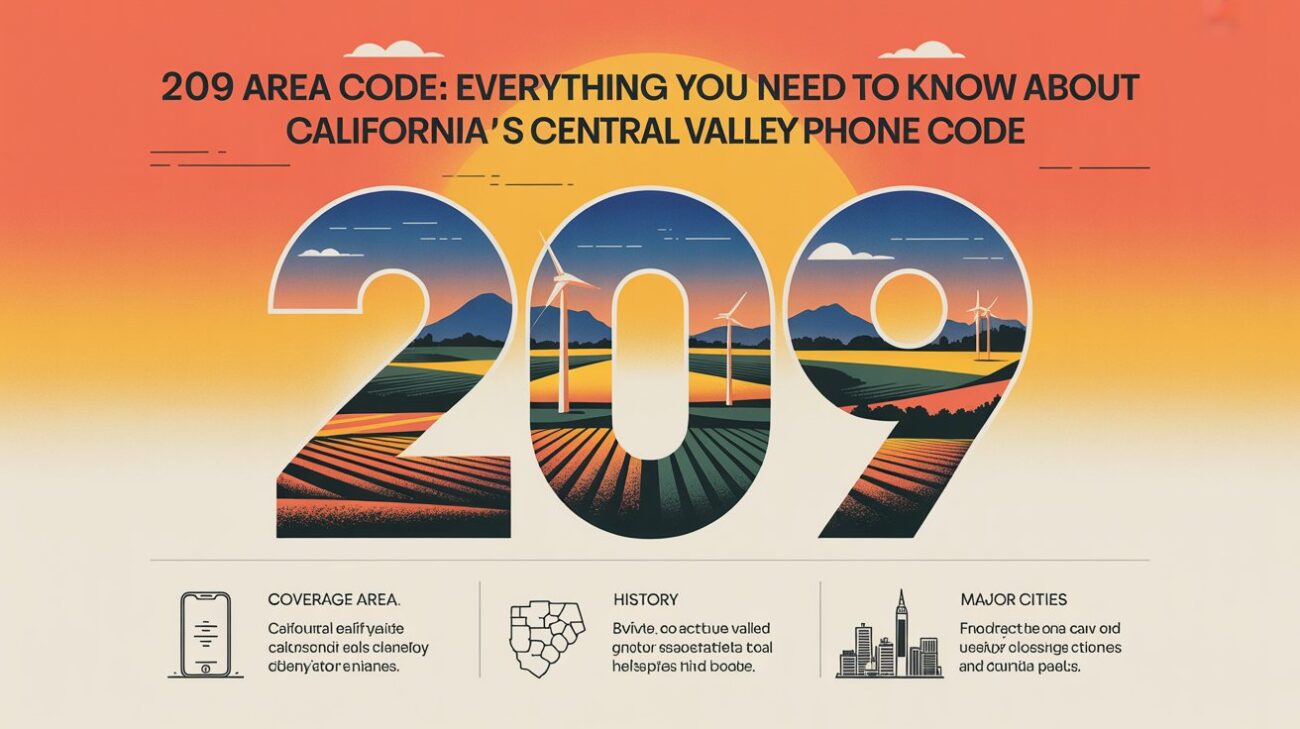 209 Area Code: Everything You Need to Know About California's Central Valley Phone Code