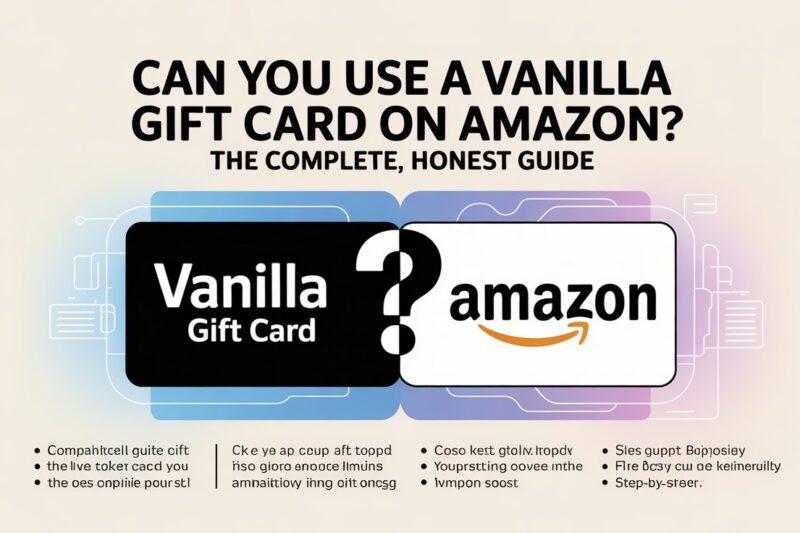Can You Use a Vanilla Gift Card on Amazon? The Complete, Honest Guide