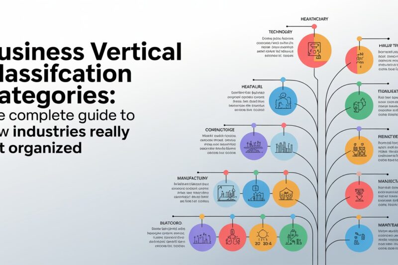 Business Vertical Classification Categories: The Complete Guide to How Industries Really Get Organized