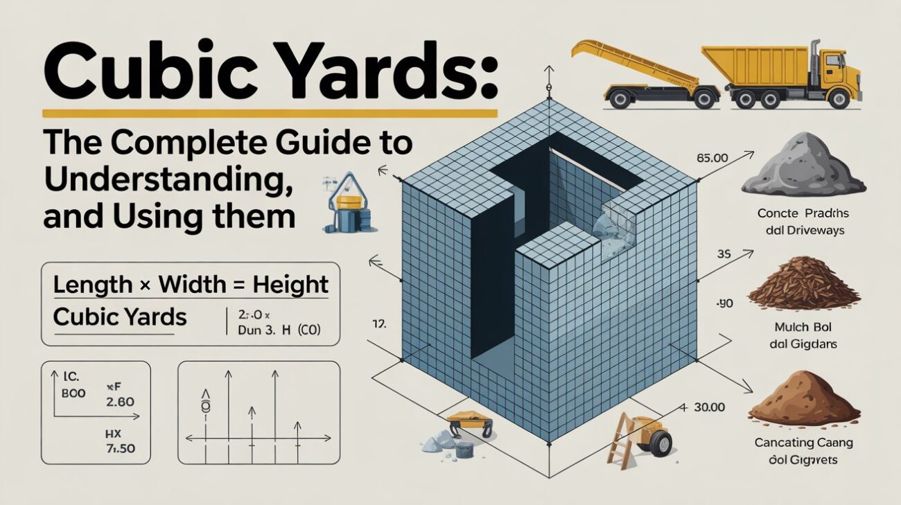 Cubic Yards: The Complete Guide to Understanding, Calculating, and Using Them