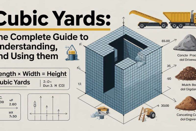 Cubic Yards: The Complete Guide to Understanding, Calculating, and Using Them