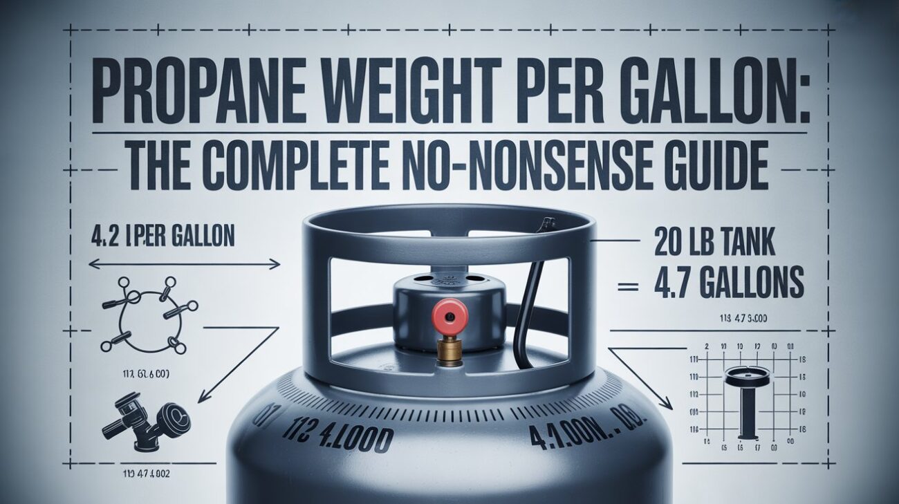 Propane Weight Per Gallon: The Complete No-Nonsense Guide