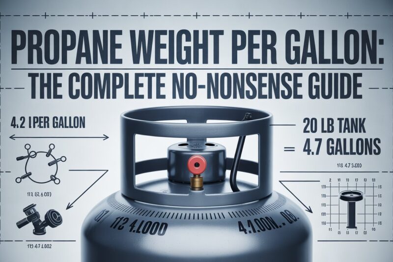 Propane Weight Per Gallon: The Complete No-Nonsense Guide
