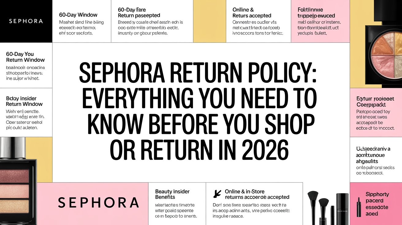 Sephora Return Policy: Everything You Need to Know Before You Shop or