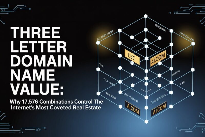 Three Letter Domain Name Value: Why 17,576 Combinations Control the Internet's Most Coveted Real Estate
