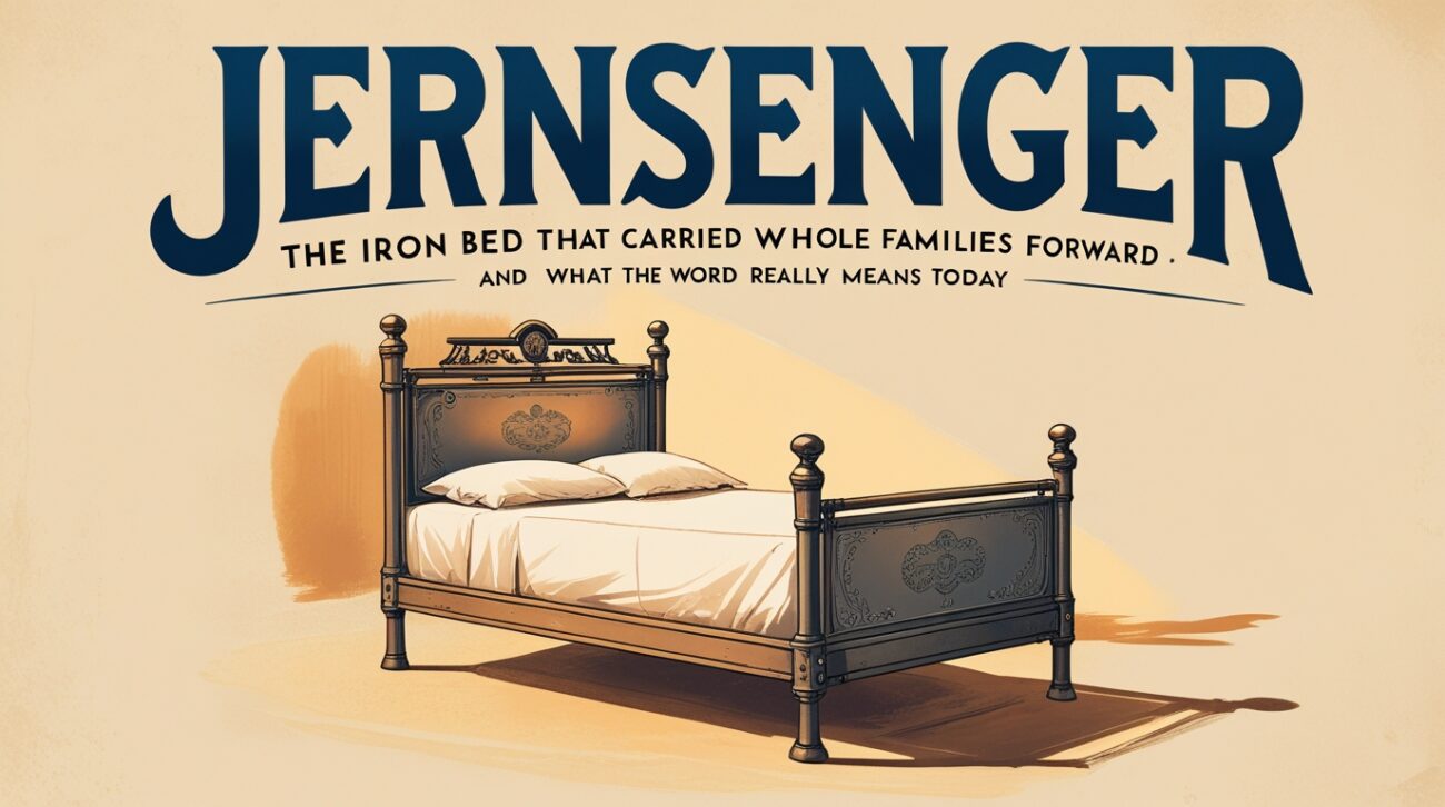 Jernsenger: The Iron Bed That Carried Whole Families Forward — And What the Word Really Means Today
