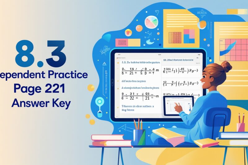 8.3 Independent Practice Page 221 Answer Key: Everything Students Need to Know