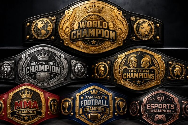 Custom Championship Belts: The Ultimate Symbol of Achievement and Recognition
