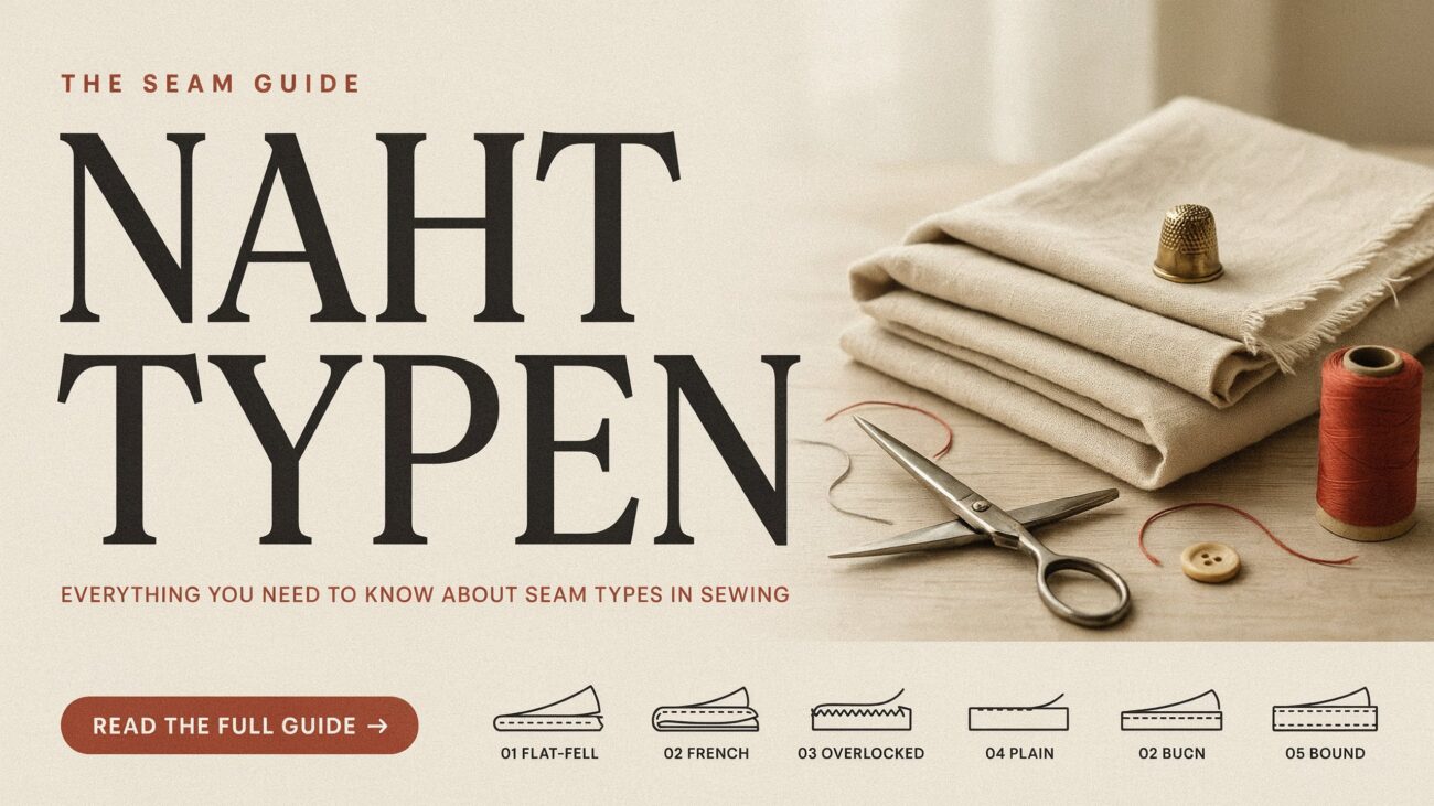 Nahttypen: Everything You Need to Know About Seam Types in Sewing