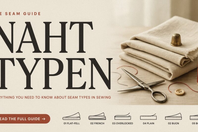 Nahttypen: Everything You Need to Know About Seam Types in Sewing