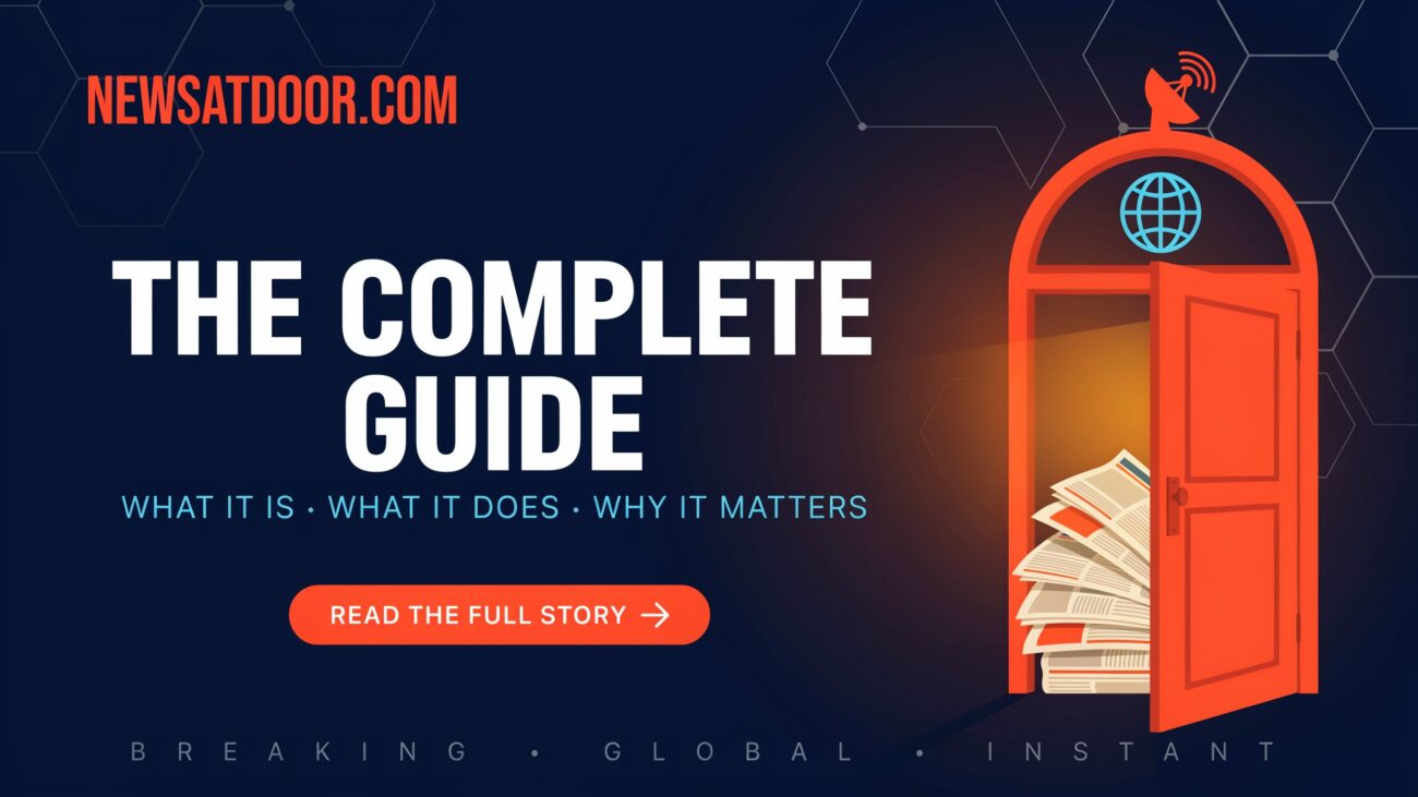 Newsatdoor com: The Complete Guide to What It Is, What It Does, and Why It Matters