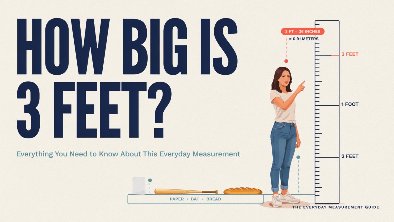 How Big Is 3 Feet? Everything You Need to Know About This Everyday Measurement