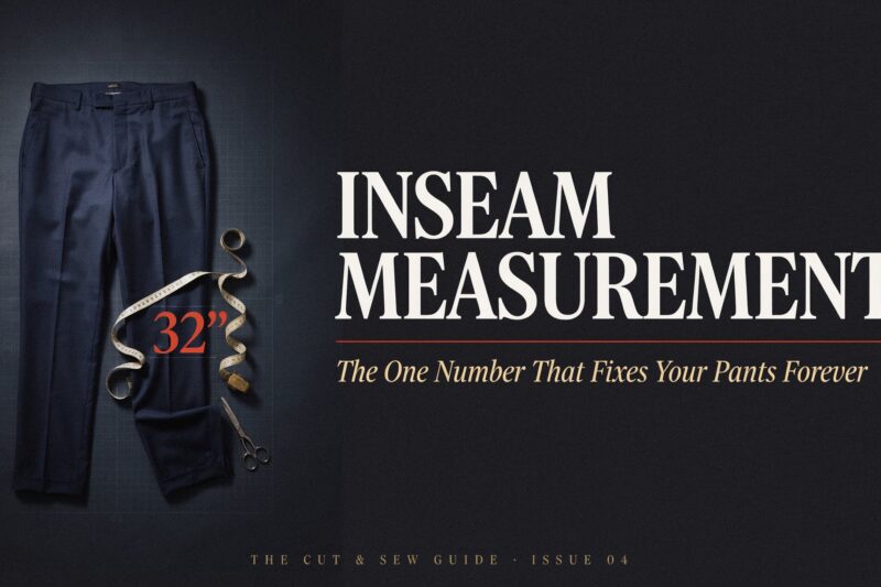 Inseam Measurement: The One Number That Fixes Your Pants Forever