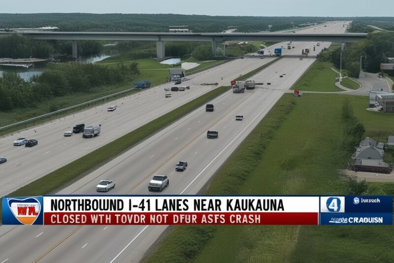 Northbound i-41 Lanes Near Kaukauna Closed Due to Crash