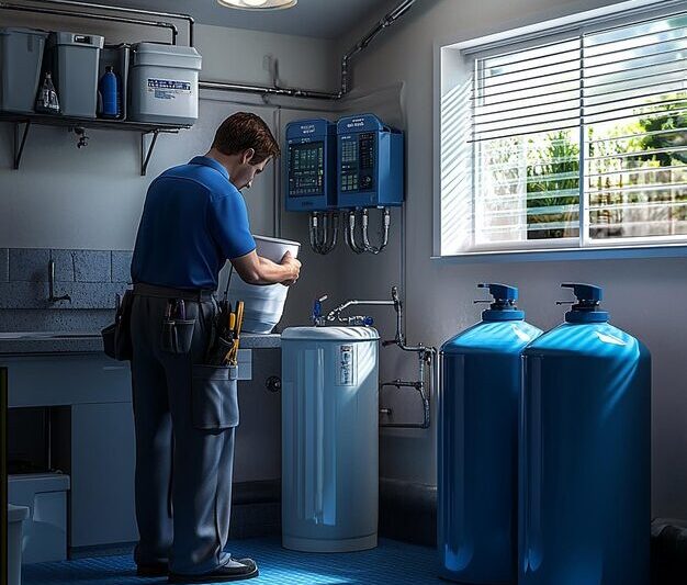 How Does a Water Softener Help Protect Plumbing Fixtures from Hard Water Staining?
